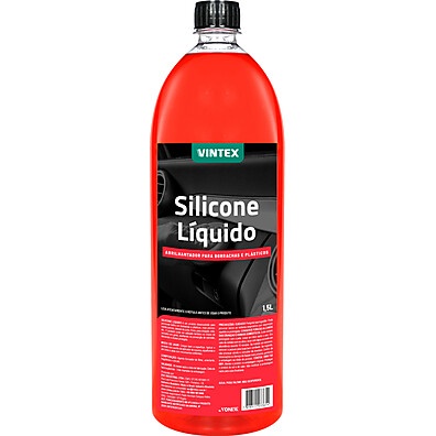 Silicone Líquido Vintex 1,5L: Revitalize Plásticos e Borrachas