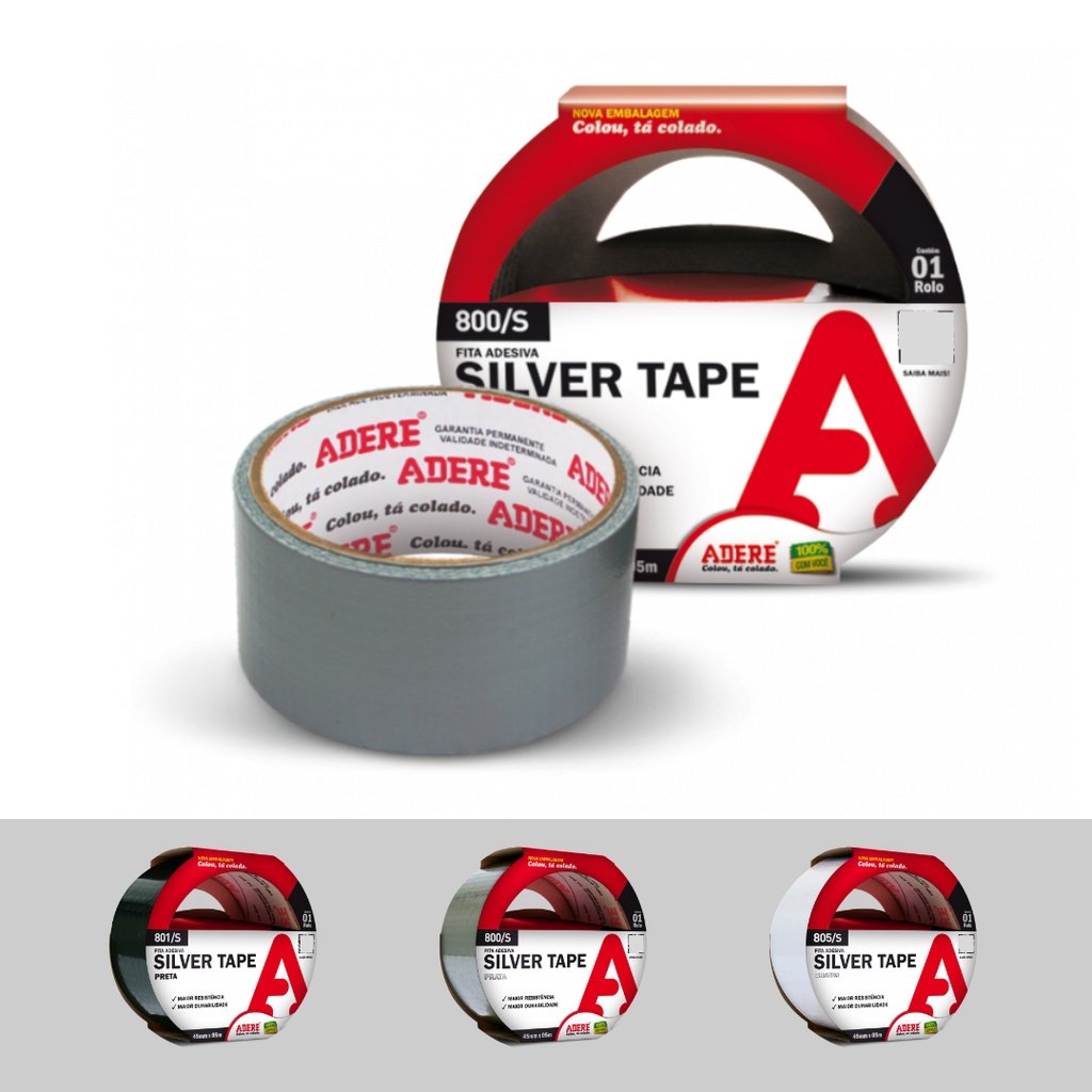 Silver Tape Reforçada: A Fita Adesiva Multiuso!