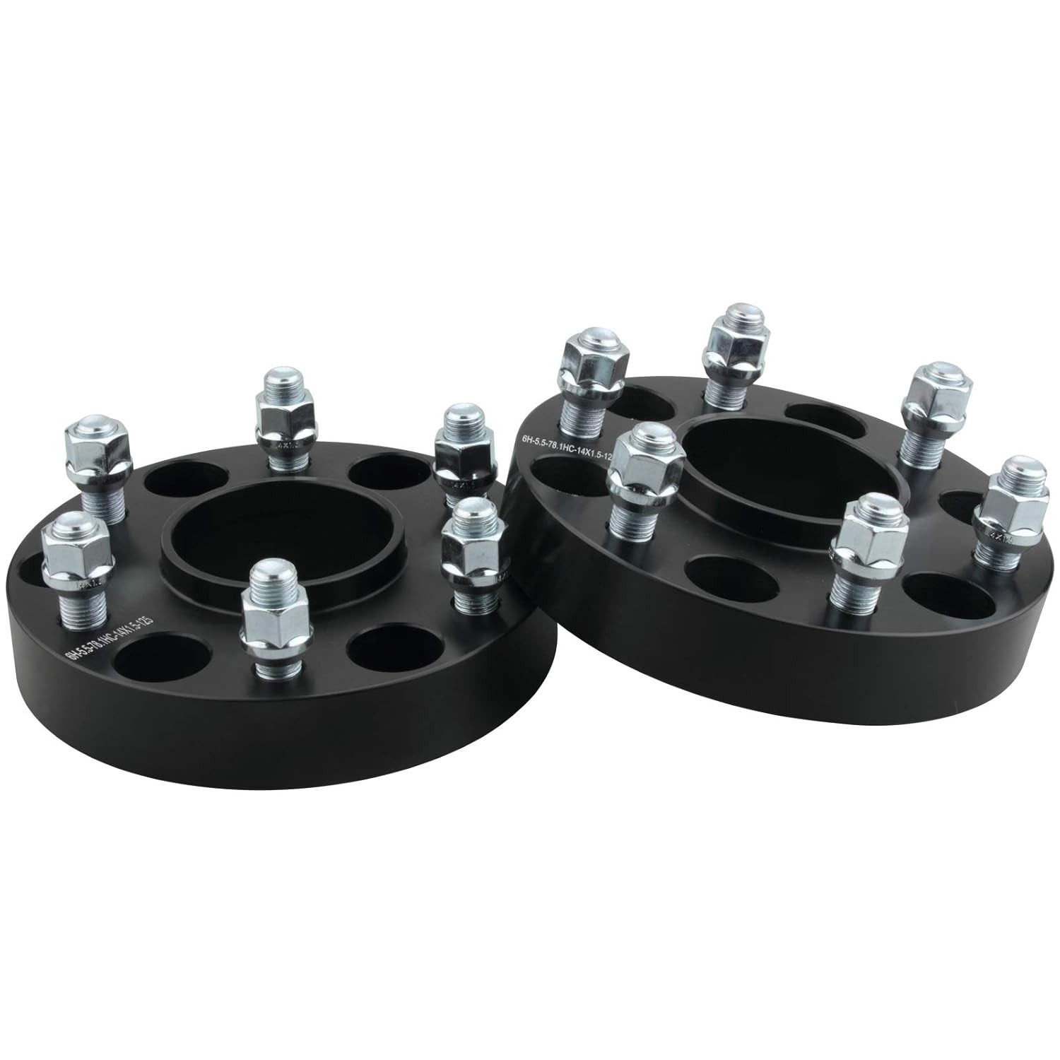 Espaçadores de Roda Hubcentric DCVAMOUS 1" - 6x5.5" para Chevy/GMC Silverado, Sierra, Suburban, Yukon 1500 (1999-2025)