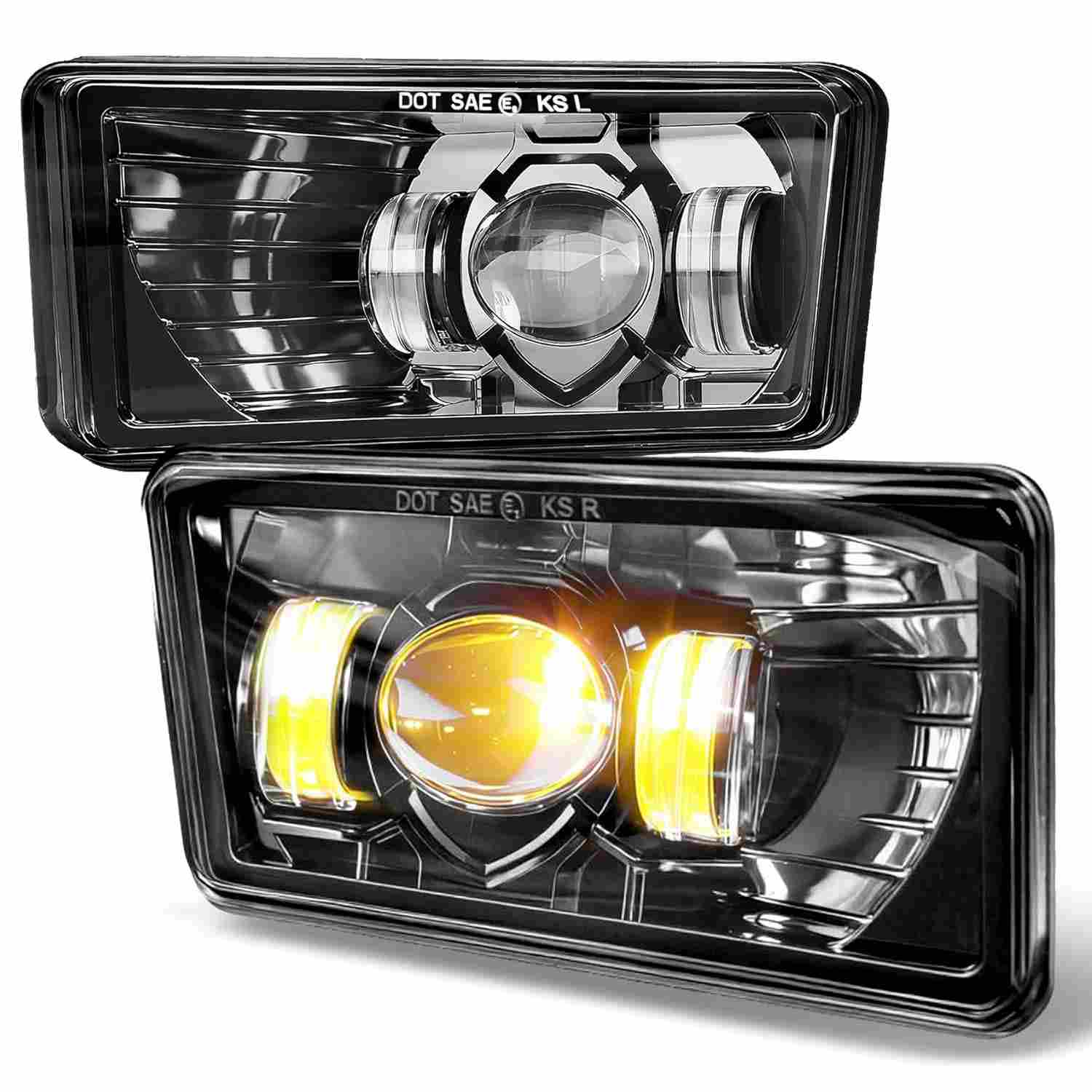 Kit 2 Luzes Neblina LED Âmbar para Silverado/Suburban 2007-2016 - Visibilidade Superior