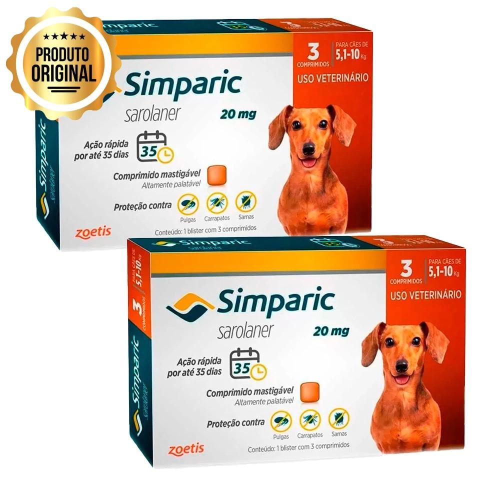 Simparic 20mg: Proteja Seu Cão de Pulgas e Carrapatos