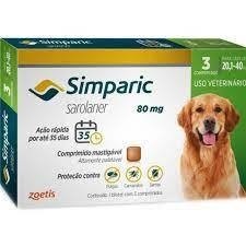 Simparic 80mg: Proteja Seu Cão por Até 35 Dias!