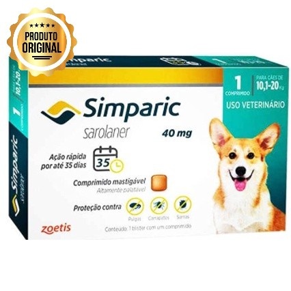 Simparic Cães: Proteção Total Contra Pulgas e Carrapatos