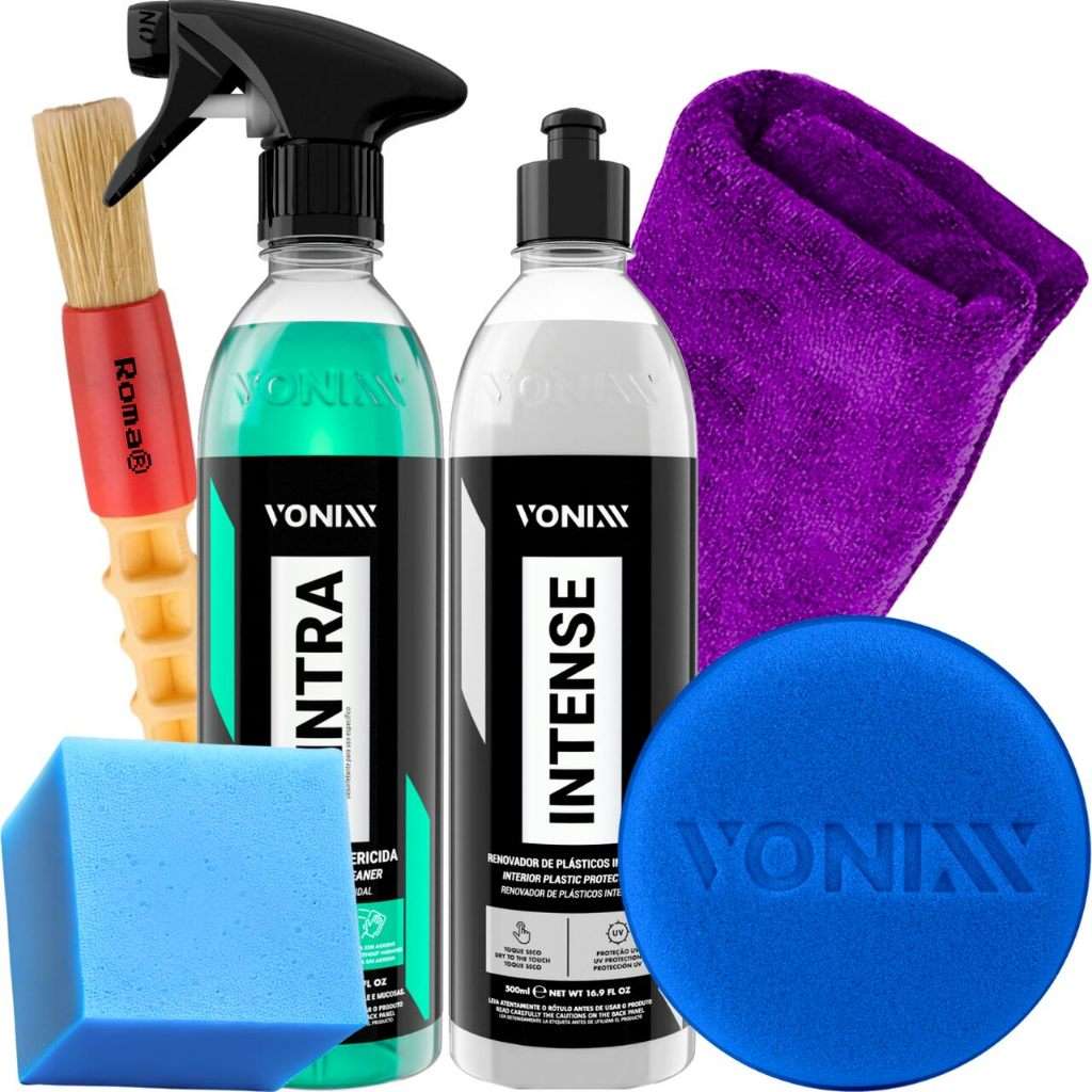 Sintra Intense: Kit Limpeza e Revitalização Plásticos