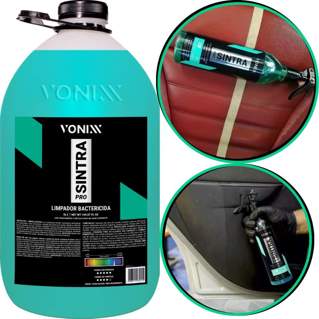 Sintra Pro Vonixx 5L: Limpeza Interna e Bactericida