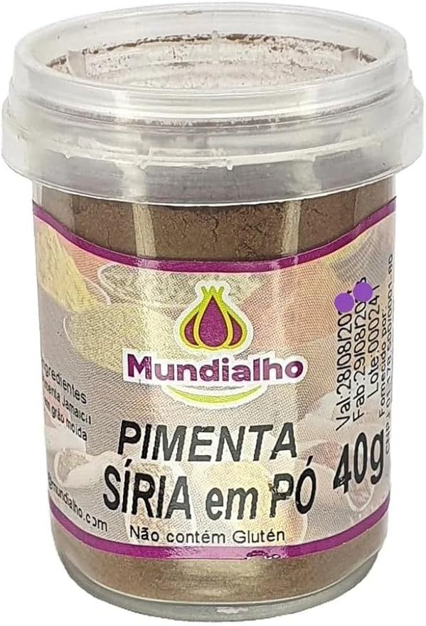 Pimenta Síria Em Pó Mundialho 40g