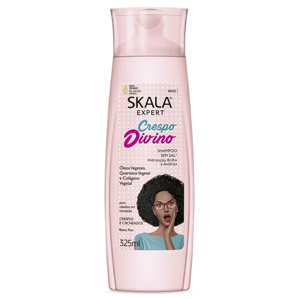 Skala Crespo Divino: Shampoo Hidratante e Definidor