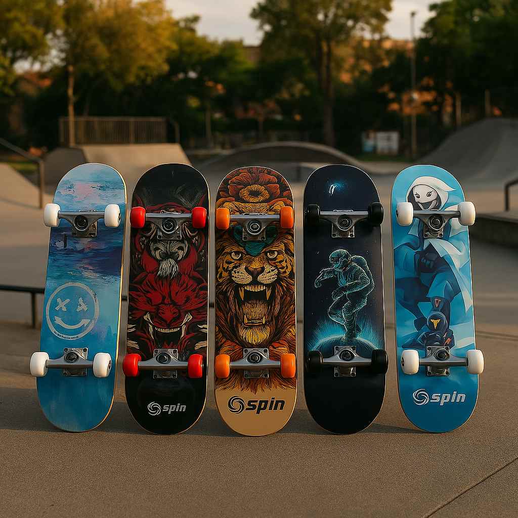 Skate Semi Profissional Spin Street: Alta Performance em Cada Manobra