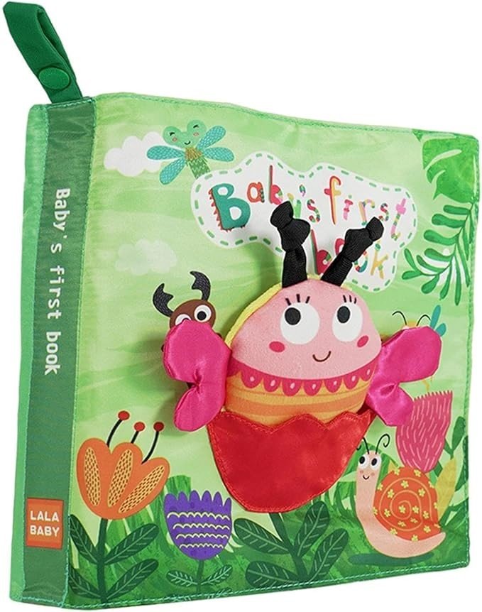 YIJU Livro de pano Travel Toy Skills Sensory Skills Creative Pré-escolar Aprendizando Crinkle Book Livro recém-nascido Toy sensorial por 6 a 12 meses
