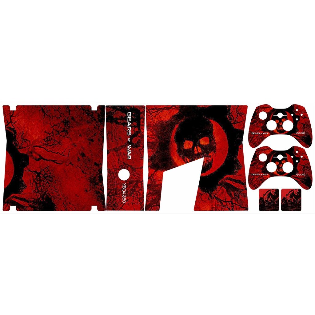 Skin Adesiva Xbox 360 Slim GOW: Transforme Seu Console em Um Ícone