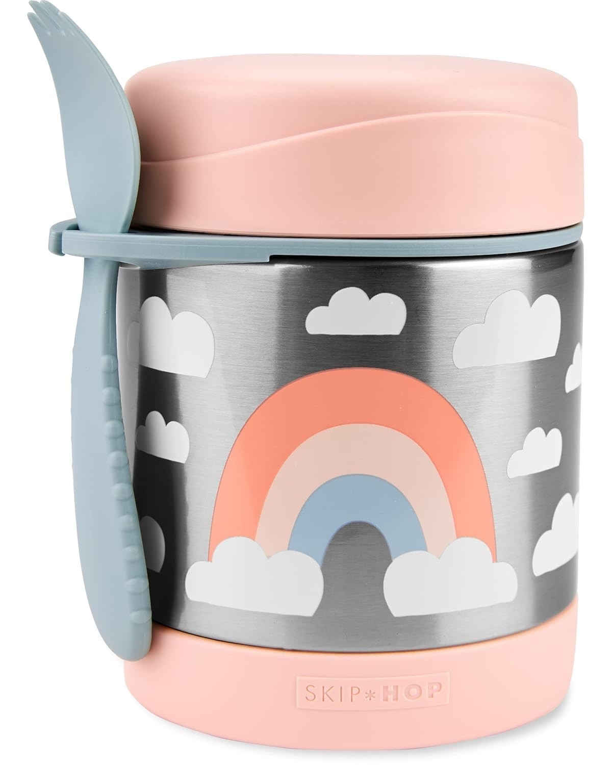 Skip Hop Pote Isolado para Comida de Bebê Sparks Arco-Íris - Estilo e Conveniência para Refeições em Movimento