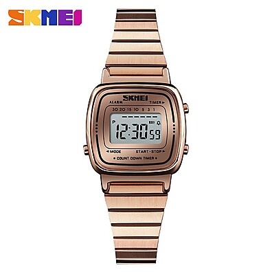 SKMEI 1901: Relógio Feminino Digital e Elegante