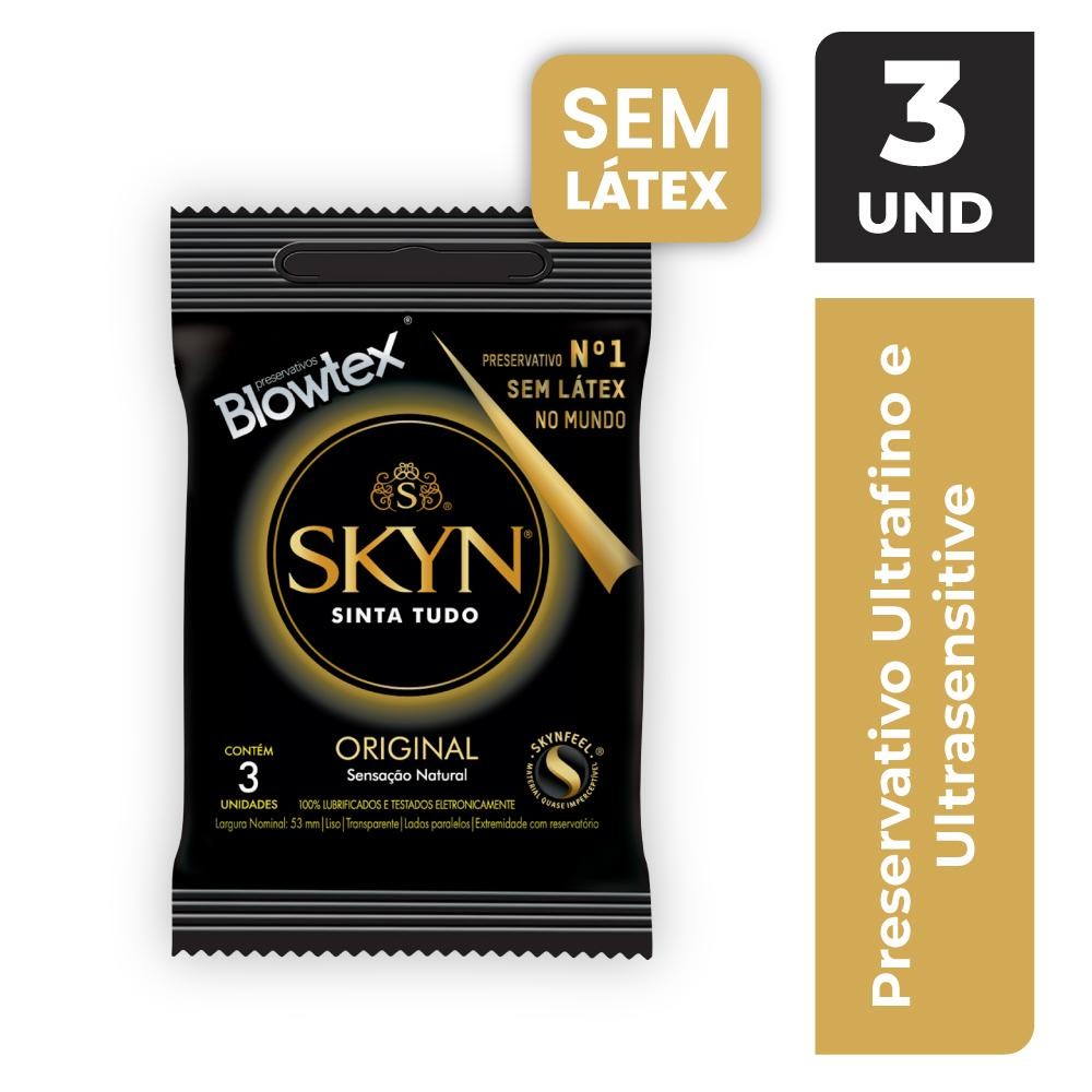 SKYN Saborizado: Preservativos de Prazer Intenso (3 Unidades)