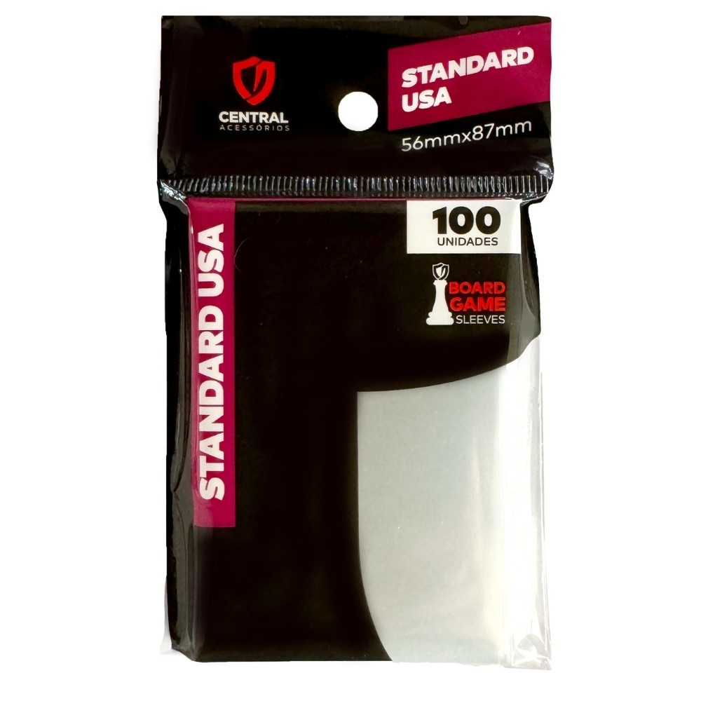 Sleeves Protetores de Cartas 56x87mm - Central