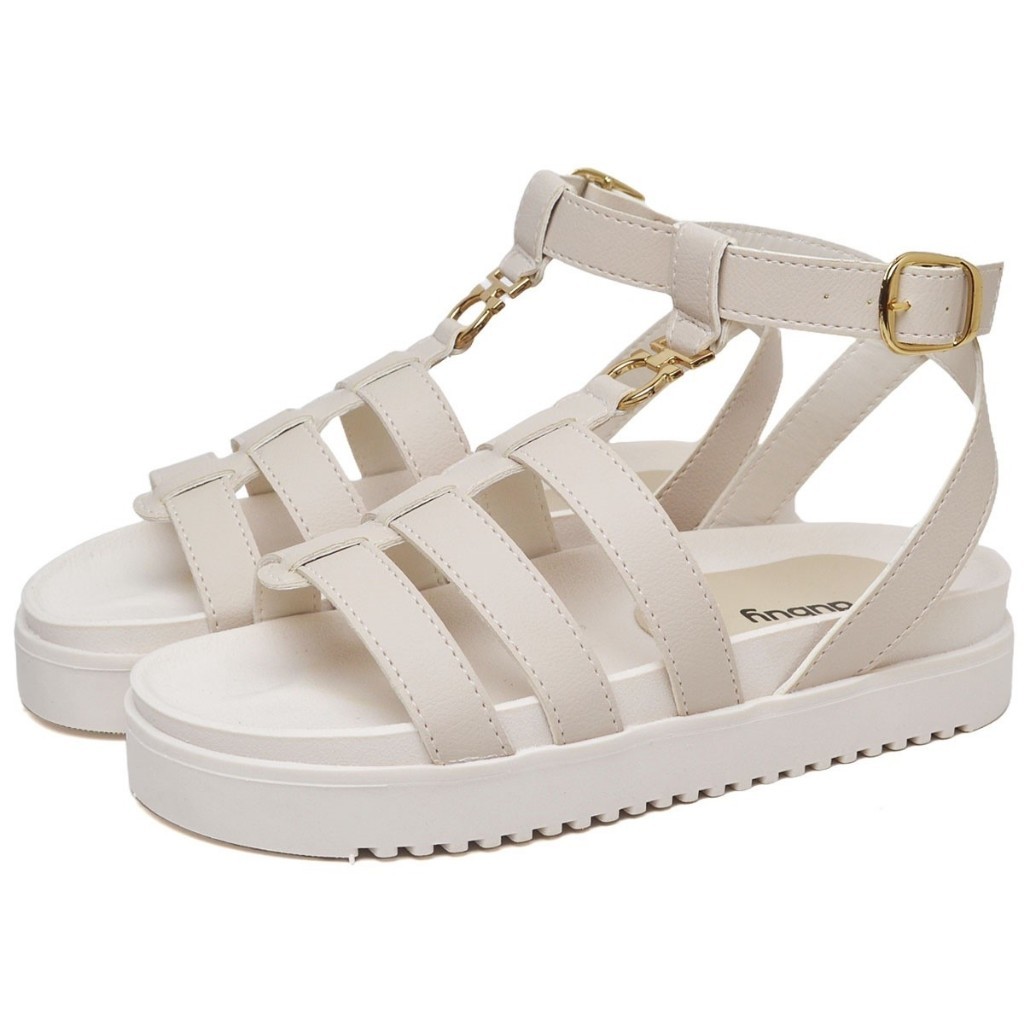 Slide Dubuy Luna: Conforto e Estilo em Off White