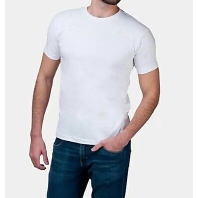 Kit com 5 Camisetas Masculinas Básicas Slim