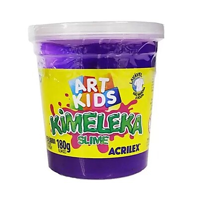 Slime Kimeleka Violeta 180g: Diversão Criativa!