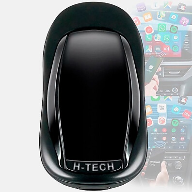 Smart Box H-Tech: Carplay e Android Auto Sem Fio