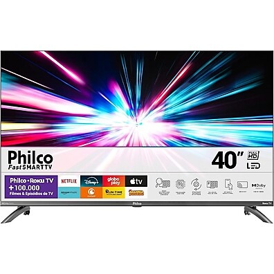 Smart TV 40” Roku TV: Imersão e Qualidade!