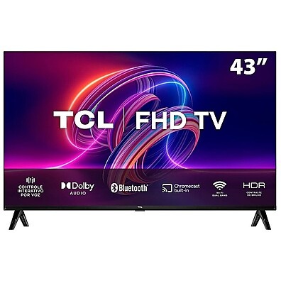 Smart TV 43" TCL S5400A: Imersão e Inteligência