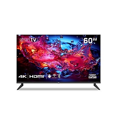 Smart TV 60" 4K HQ: Imersão e Slim Design