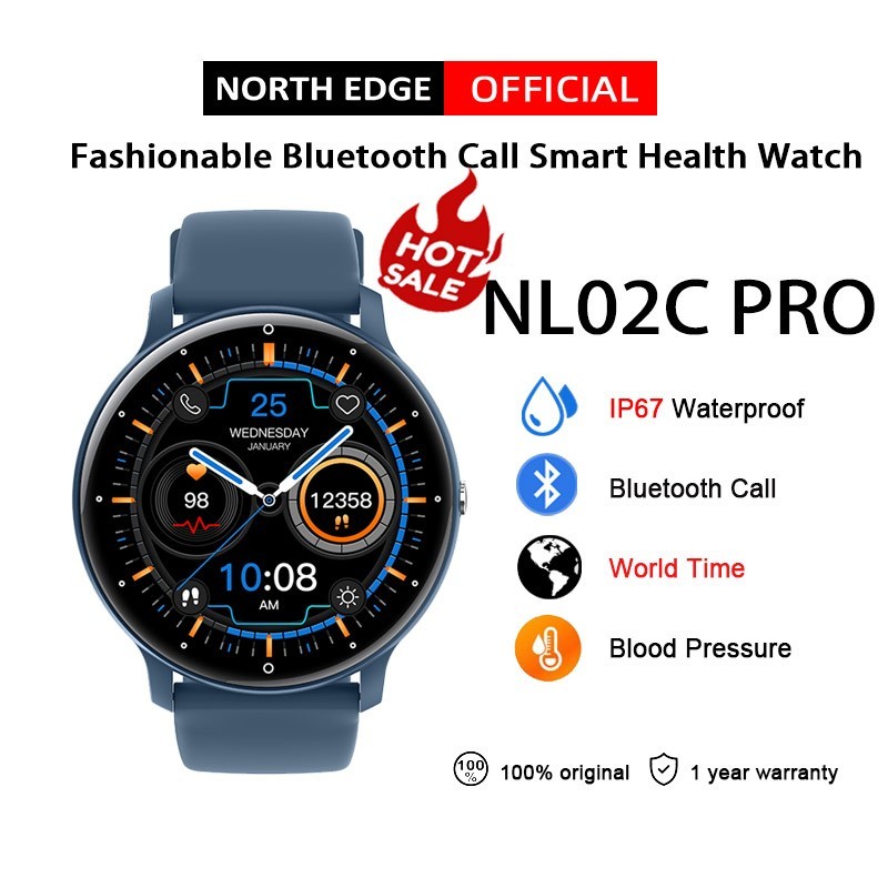Smartwatch North Edge NL02C Pro: Saúde e Fitness