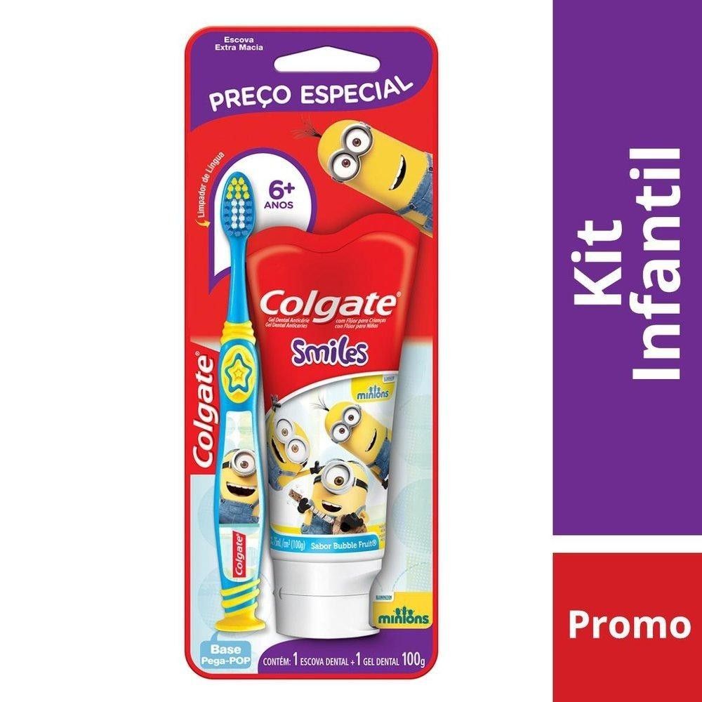 Smiles Colgate: Escova e Creme Dental para Crianças