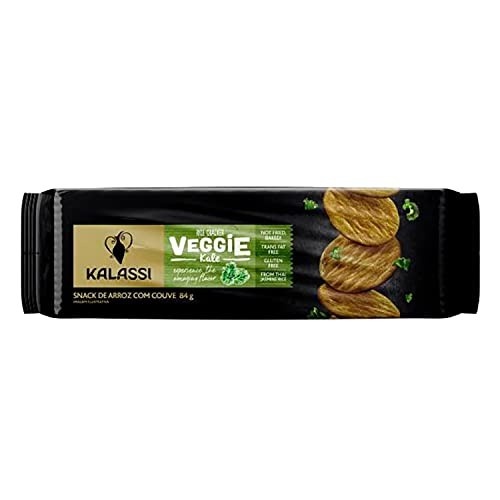 Kalassi Snack De Arroz Com Couve Veggie Pacote 84G