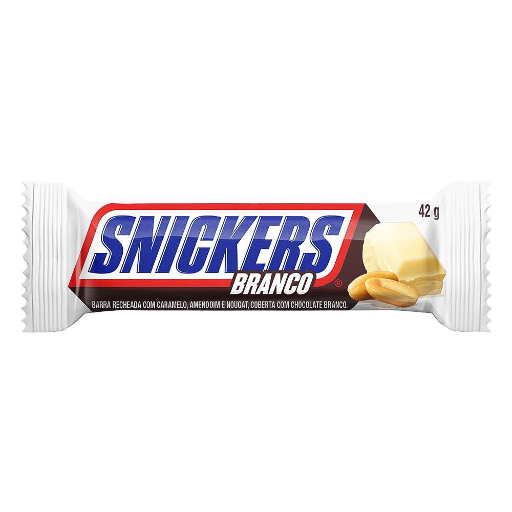 Snickers Branco 42g: Mate a Fome com Sabor!