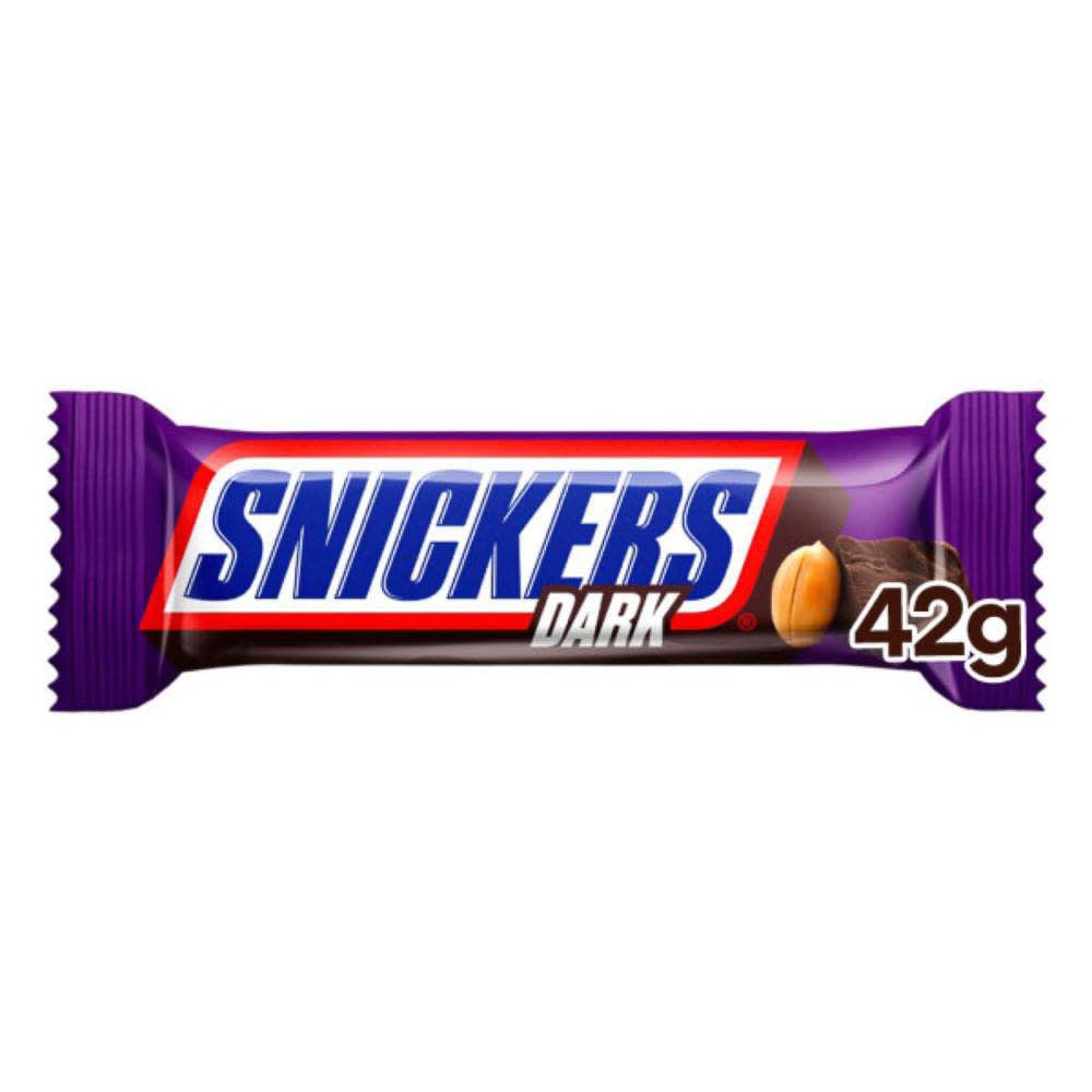 Snickers Dark 42g: Mate a Fome com Sabor Intenso!