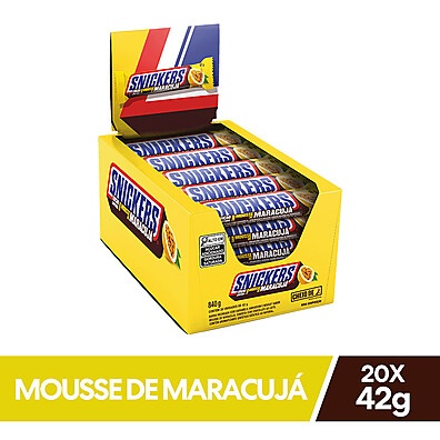 Snickers Mousse Maracujá 42g – O Chocolate Que Vicia!
