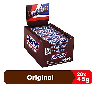 Snickers Original: 20 Barras de Energia e Sabor!