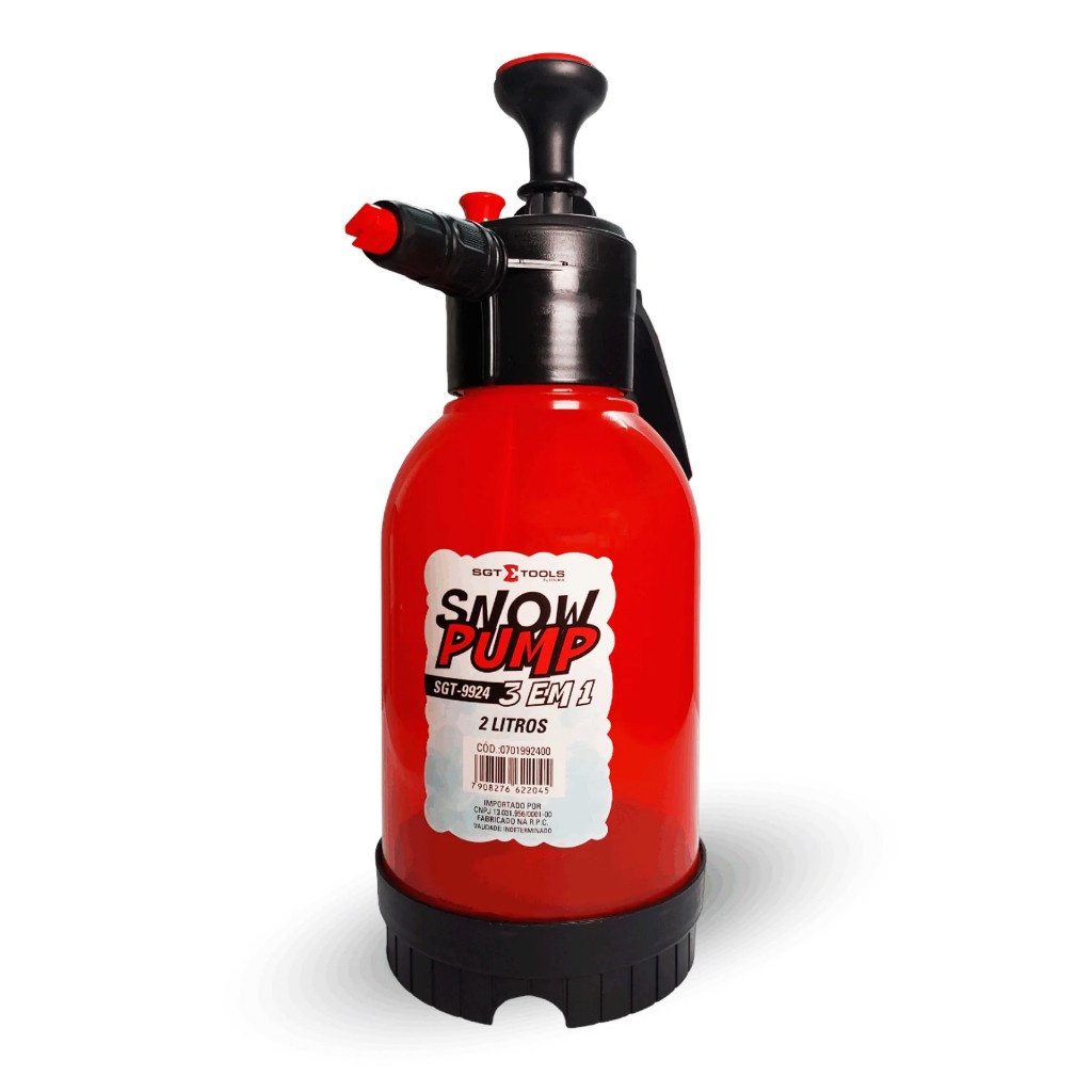 Snow Pump Manual 3 em 1 Sigma Tools 2L: Espuma Profissional para Carro