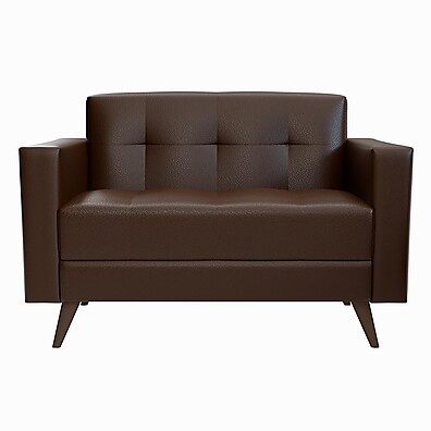 Sofá 2 Lugares Vitrola: Conforto e Estilo Café