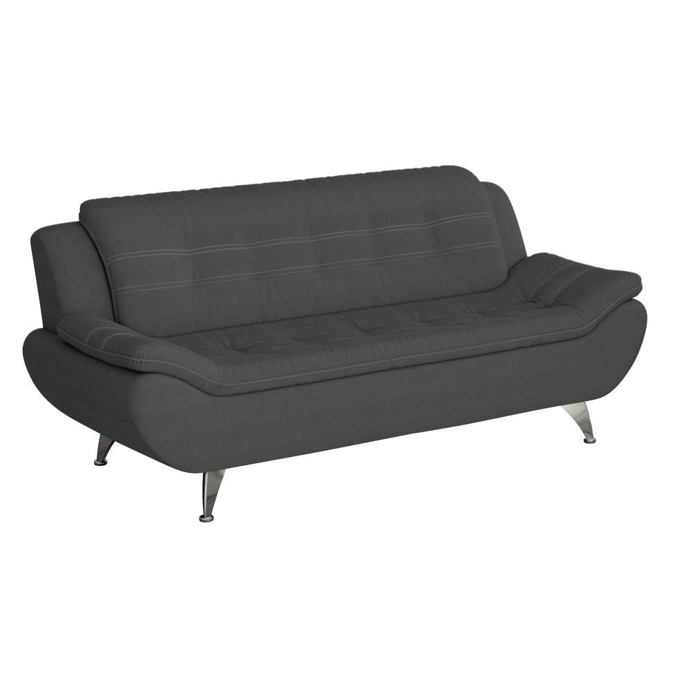 Sofá 3 Lugares Cinza: Conforto e Estilo!
