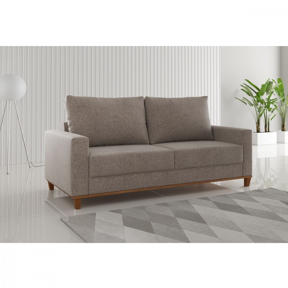 Sofá 3 Lugares Linho: Conforto e Estilo