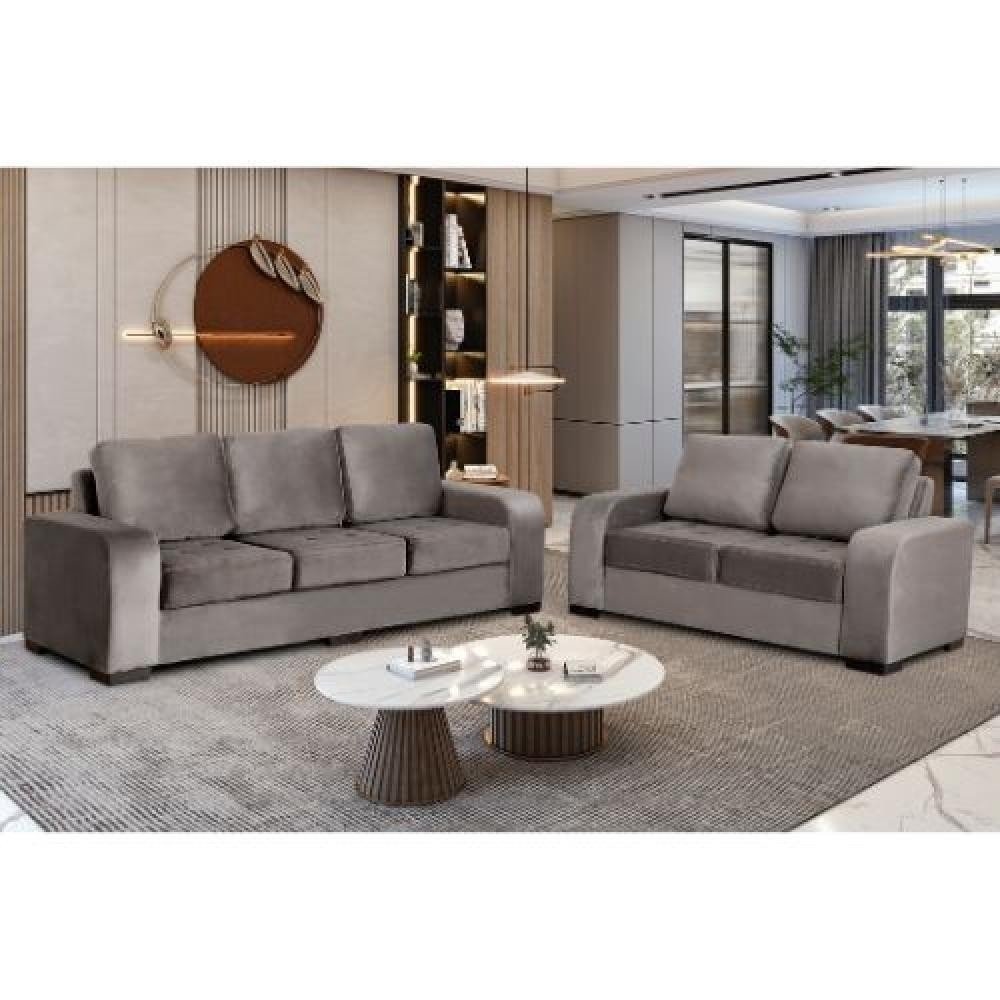 Sofá 3x2 Lugares Cinza Londres: Conforto e Estilo