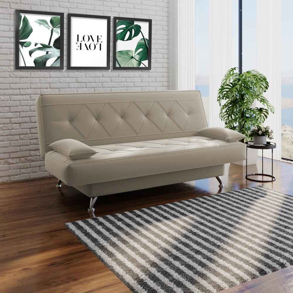 Sofá Cama 1,80m Íris: Conforto e Praticidade