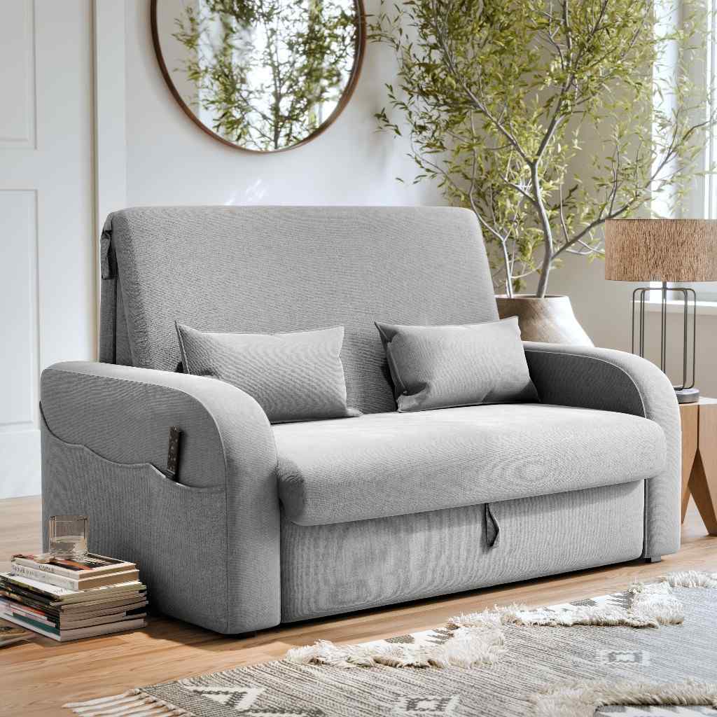Sofá Cama 2 Lugares: Conforto e Organização!