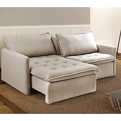Sofá Cama Retrátil 200cm: Conforto e Versatilidade!