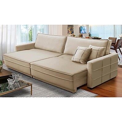 Sofá Cama Retrátil Karen: Conforto e Estilo!