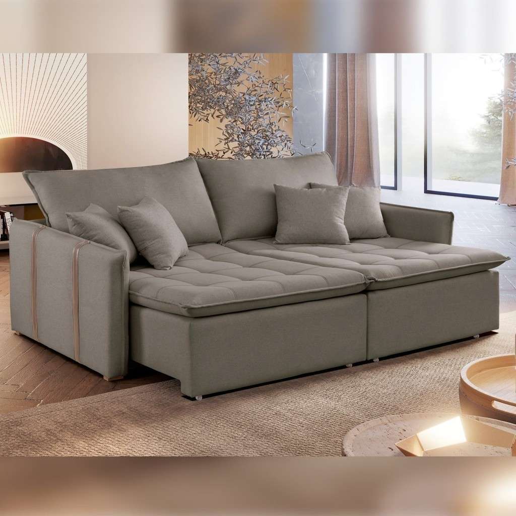 Sofá Cama Veludo 200cm: Conforto e Estilo