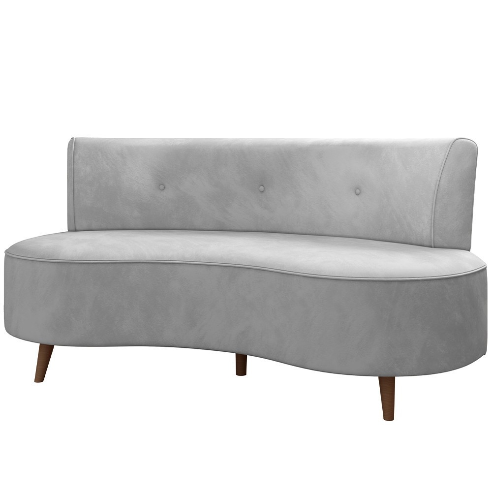 Sofá Chaise 2 Lugares Veludo: Conforto e Estilo!