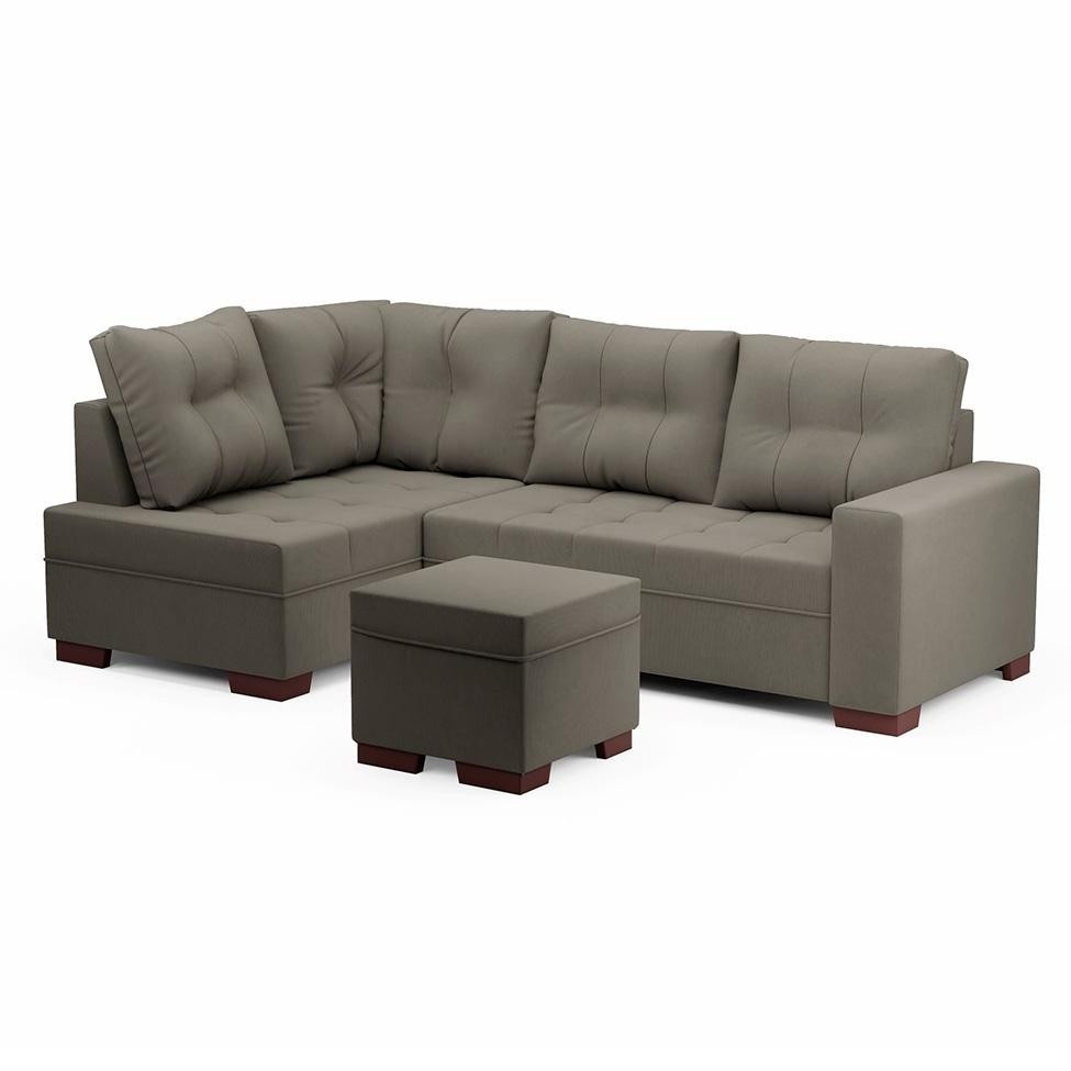 Sofá de Canto 6 Lugares Cinza: Conforto e Estilo