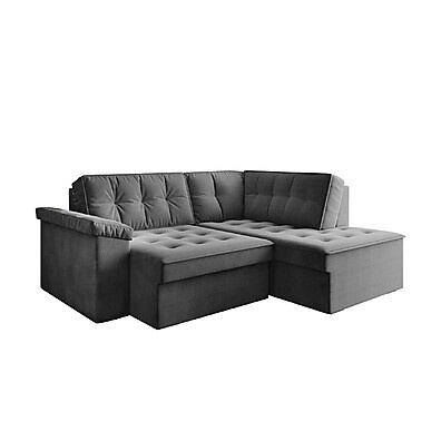 Sofá de Canto Retrátil 5 Lugares: Conforto e Estilo!