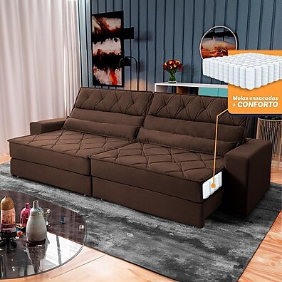 Sofá Retrátil Albany: Conforto e Estilo!