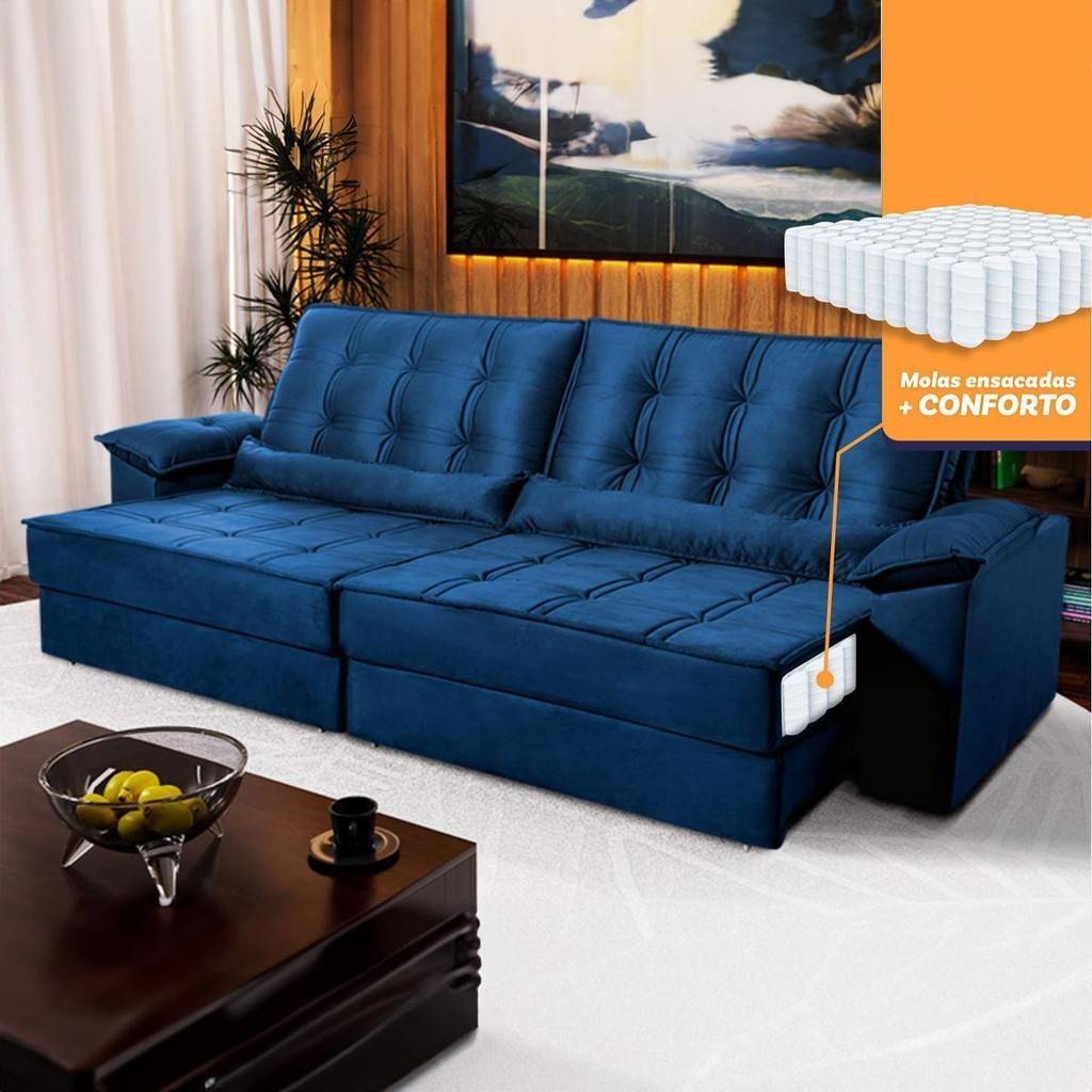Sofá Retrátil Ascari: Conforto e Estilo!