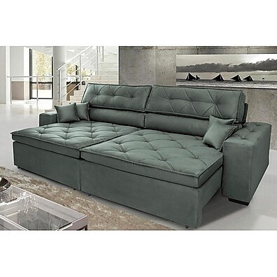Sofá Retrátil Austin 2,82m: Conforto e Design!