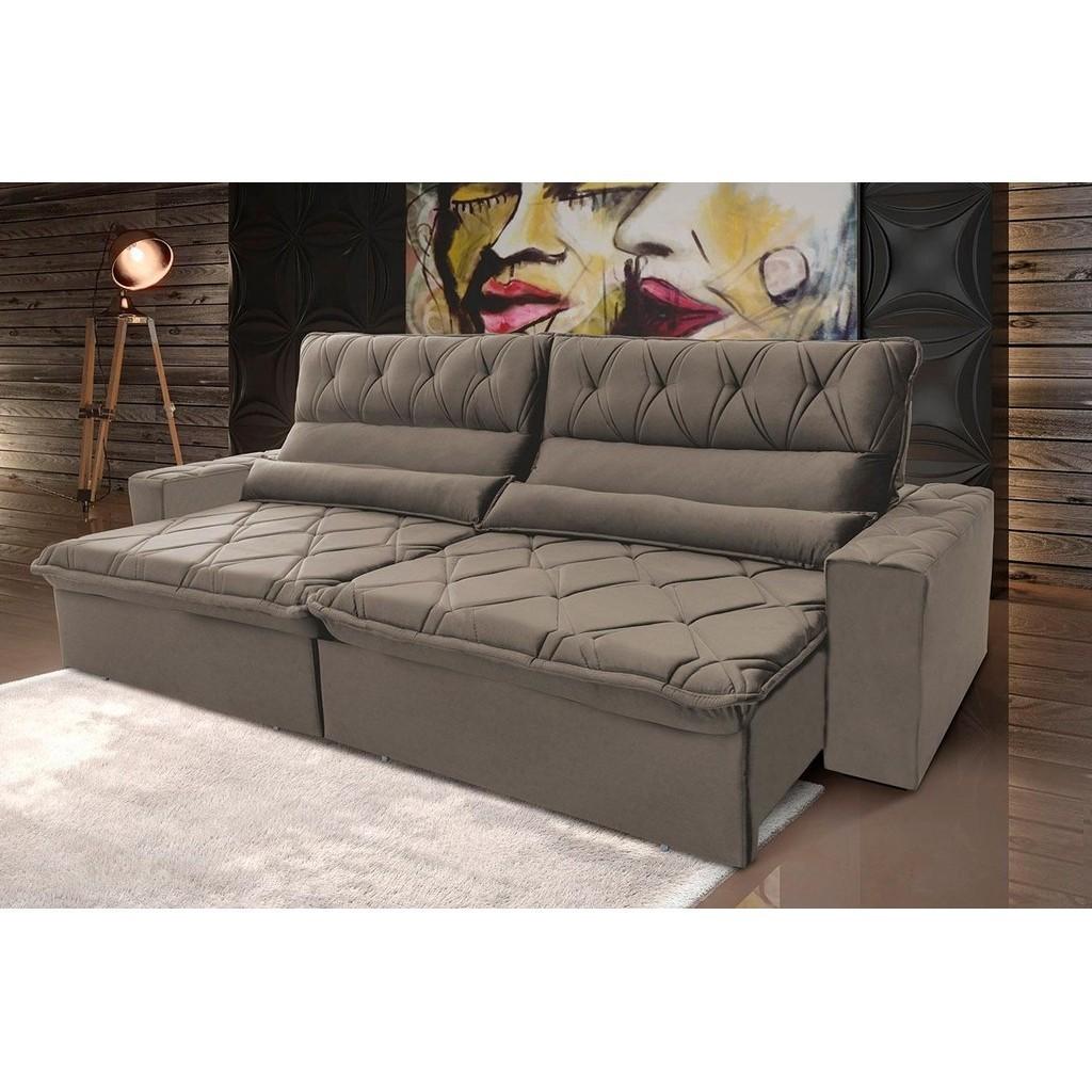 Sofá Retrátil França 2,30m: Conforto e Estilo!