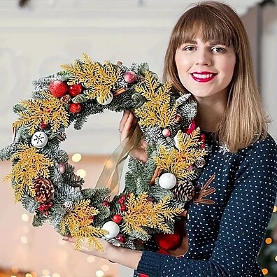Kit de Folhas de Natal Glitteradas Vermelhas – Decore Sua Árvore com Brilho e Sofisticação!